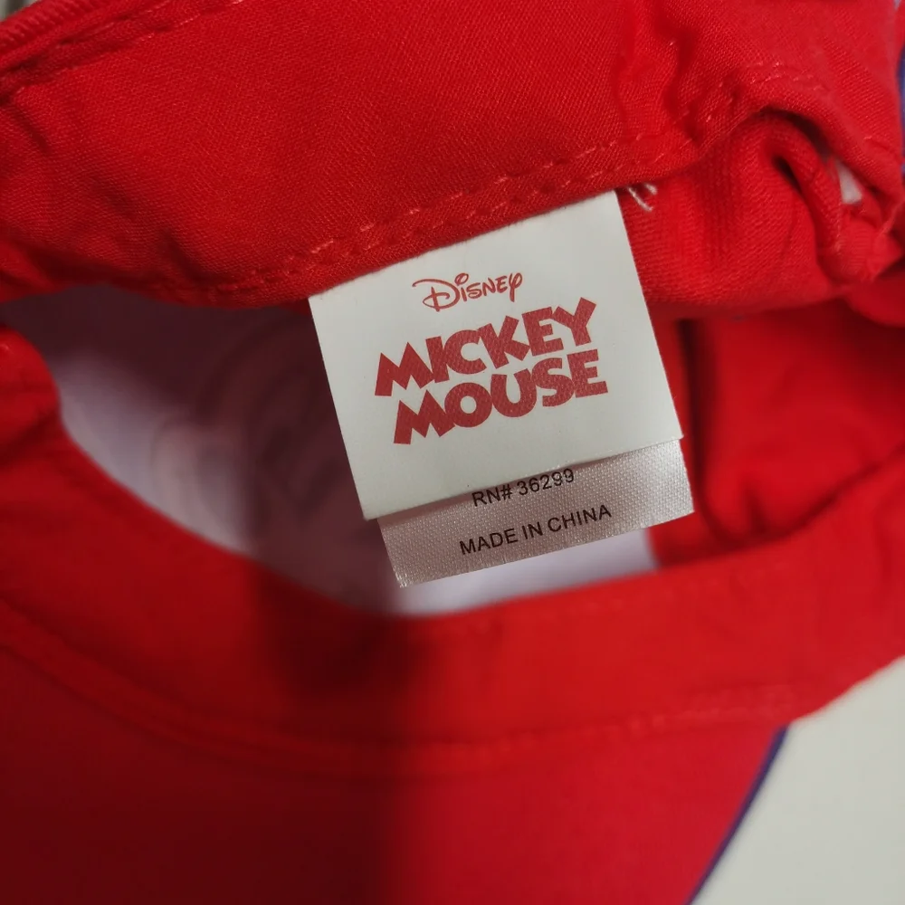 Disney Mickie Mouse Kids MVP 28 Blue Red Baseball Snapback Hat OSFA